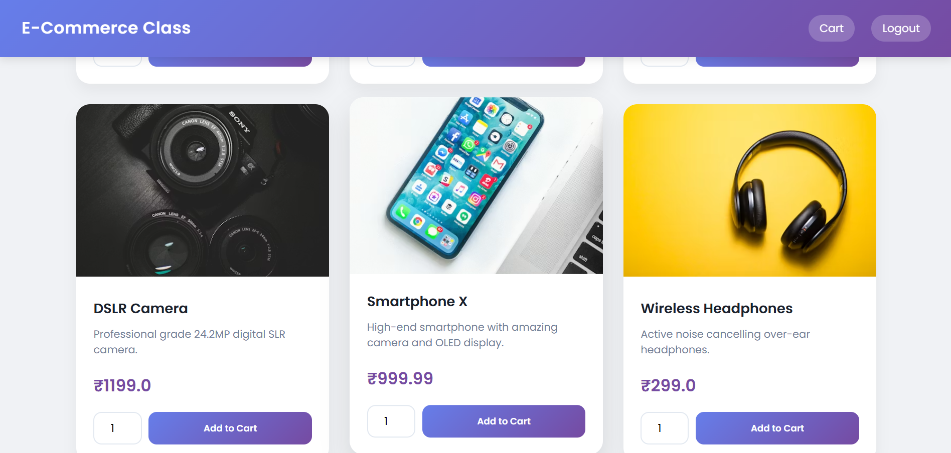 Ecommerce Website Template